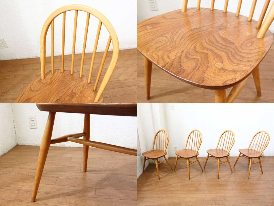 アーコールErcol ウィンザーダイニングチェア ブルーラベル