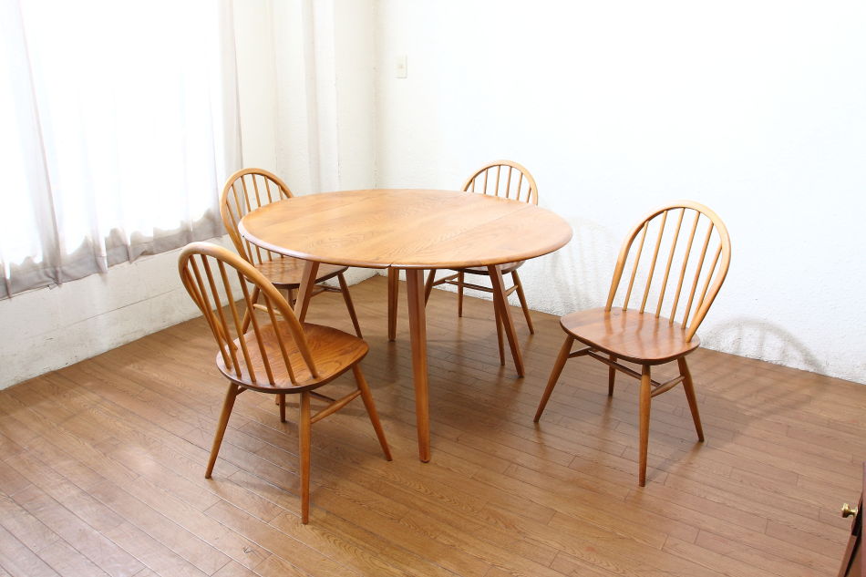 アーコールErcol ウィンザーダイニングチェア ブルーラベル