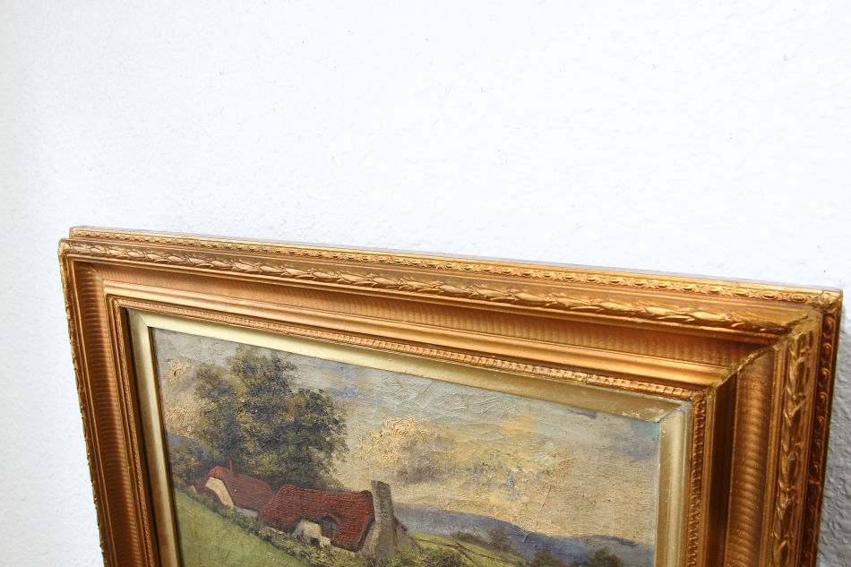 Rural Cottage / Oil painting