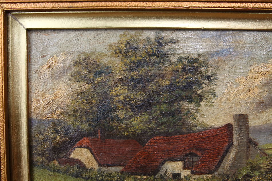 Rural Cottage / Oil painting