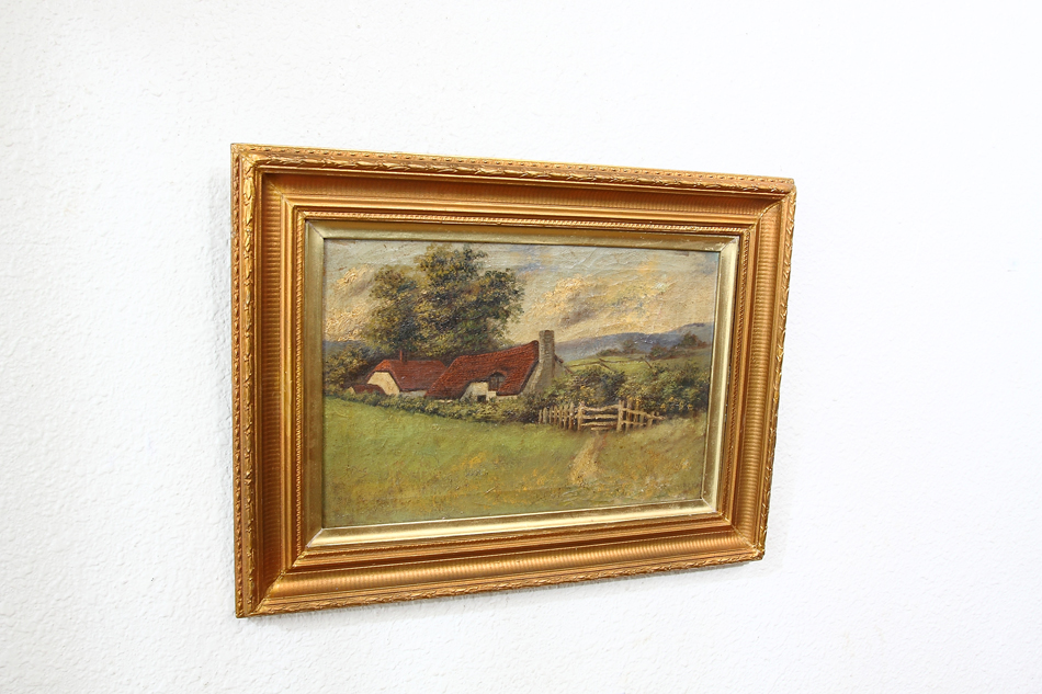 Rural Cottage / Oil painting