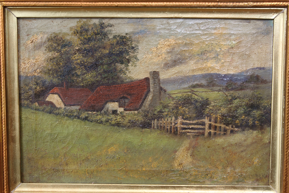 Rural Cottage / Oil painting