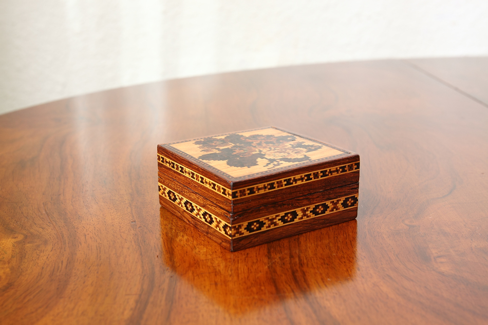 ローズウッド タンブリッジウェアTunbridge Ware ボックス