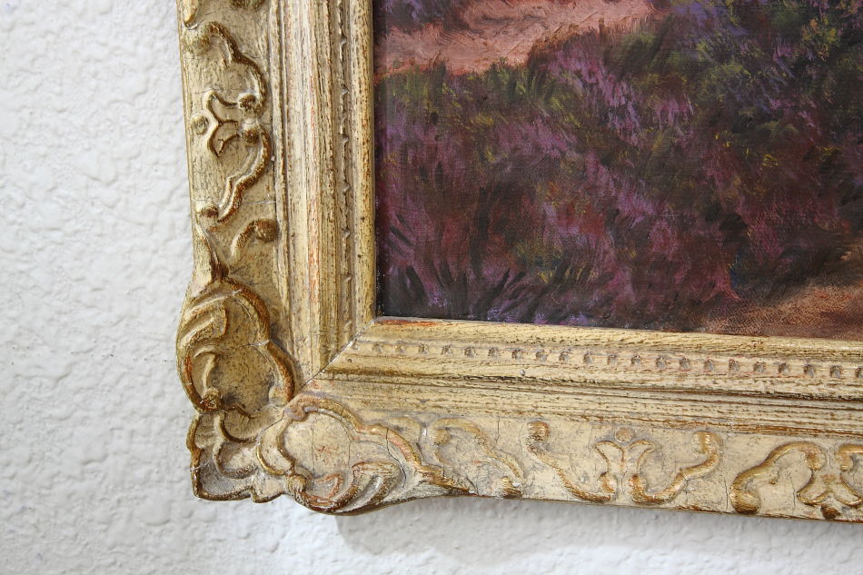 Pheasants in Woodland / Oil painting