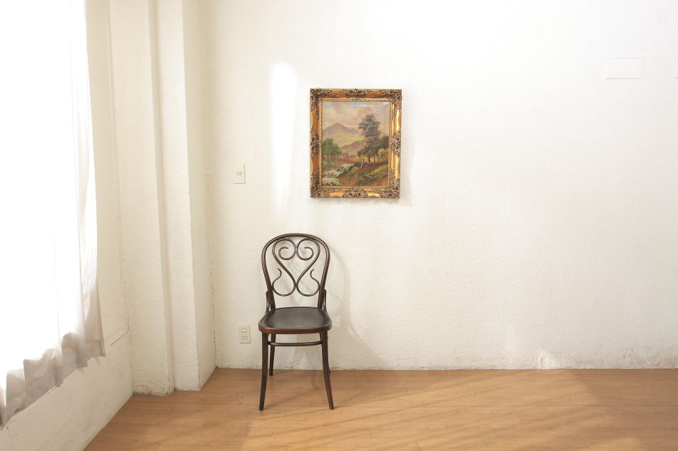 Landscape in the 19th century / Oil painting