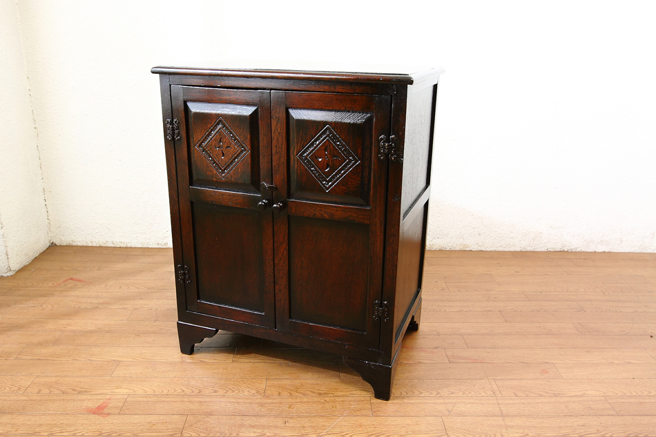 アーコールERCOL　オールドコロニアル スモールカップボード
