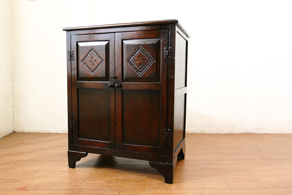 アーコールERCOL　オールドコロニアル スモールカップボード