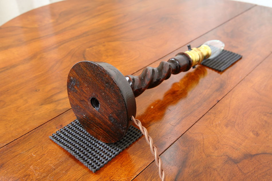 ツイストテーブルランプ/ベース 27cm