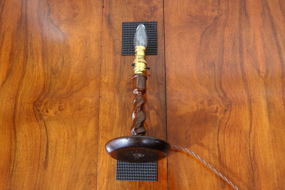 ツイストテーブルランプ/ベース 25cm