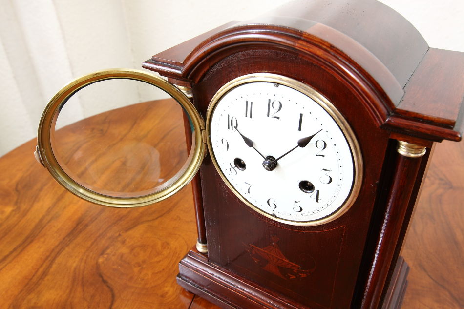ドイツ製ハンブルクアメリカン社 装飾時計 動作品振り子時計