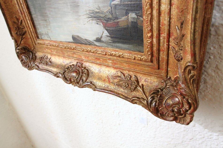 Montelbaanstoren on the Oudeschans / Oil painting