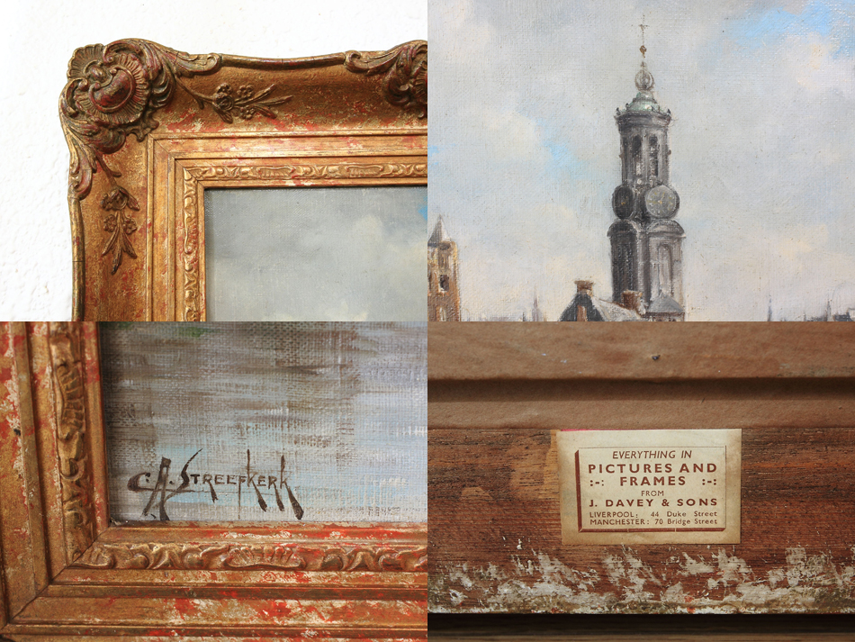 Montelbaanstoren on the Oudeschans / Oil painting