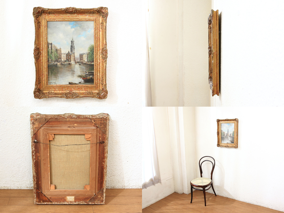 Montelbaanstoren on the Oudeschans / Oil painting