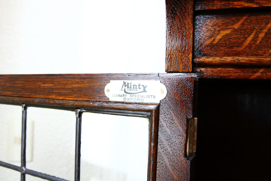 ミンティ オックスフォードMinty Oxford スーパークオリティオーク3スタックブックケース