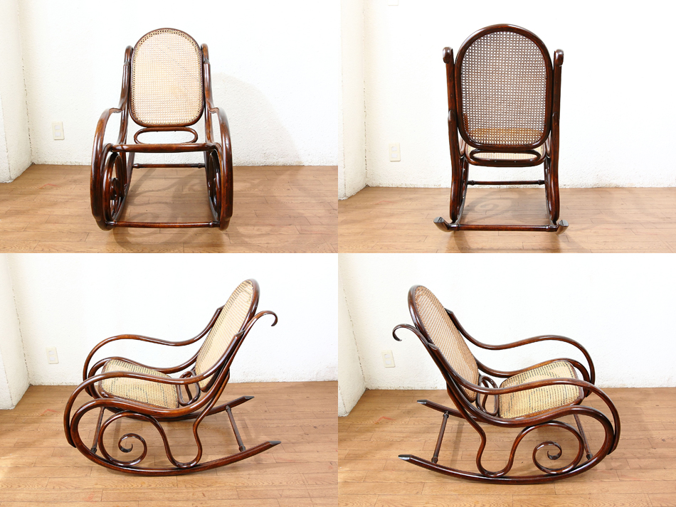 トーネットThonet #7010ベントウッドスモールロッキングチェア