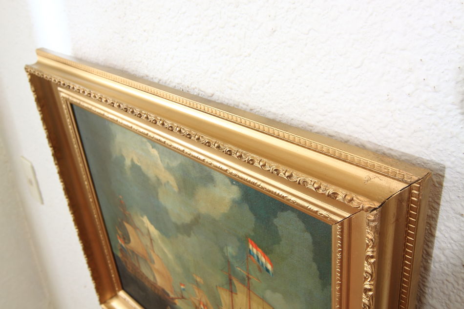 The French Fleet / Oil Painting