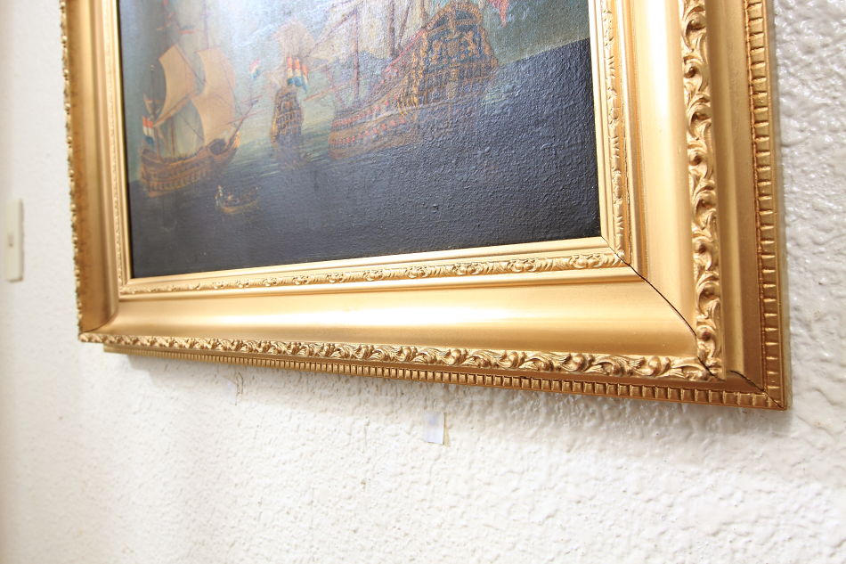 The French Fleet / Oil Painting