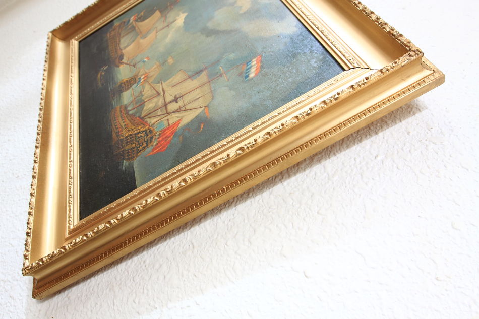 The French Fleet / Oil Painting