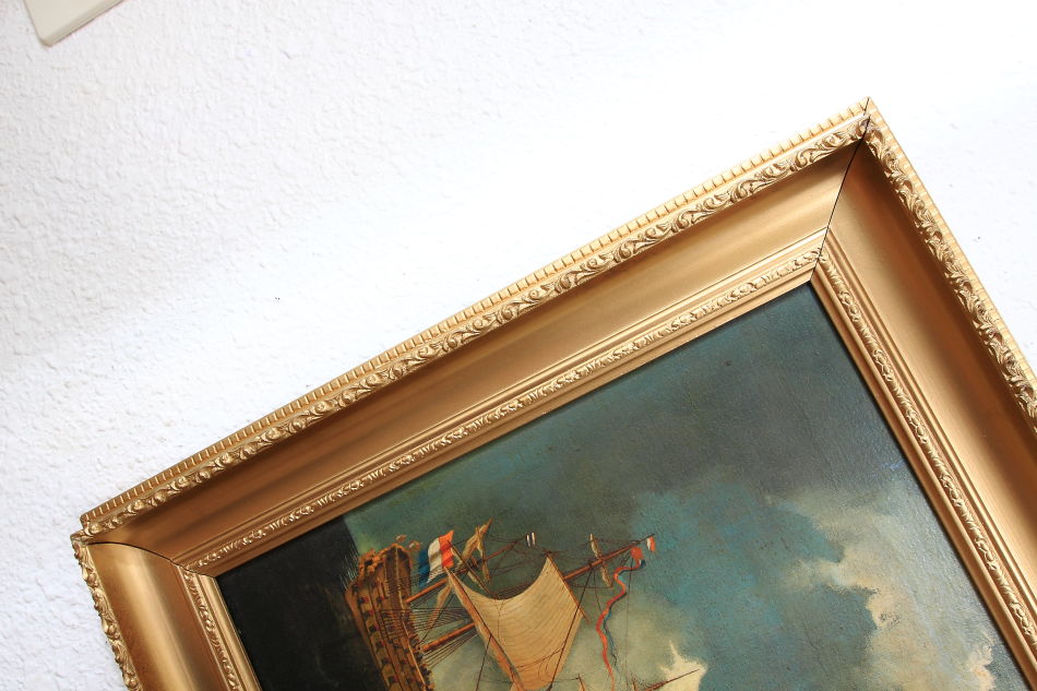 The French Fleet / Oil Painting