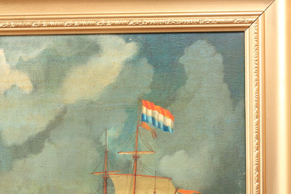 The French Fleet / Oil Painting