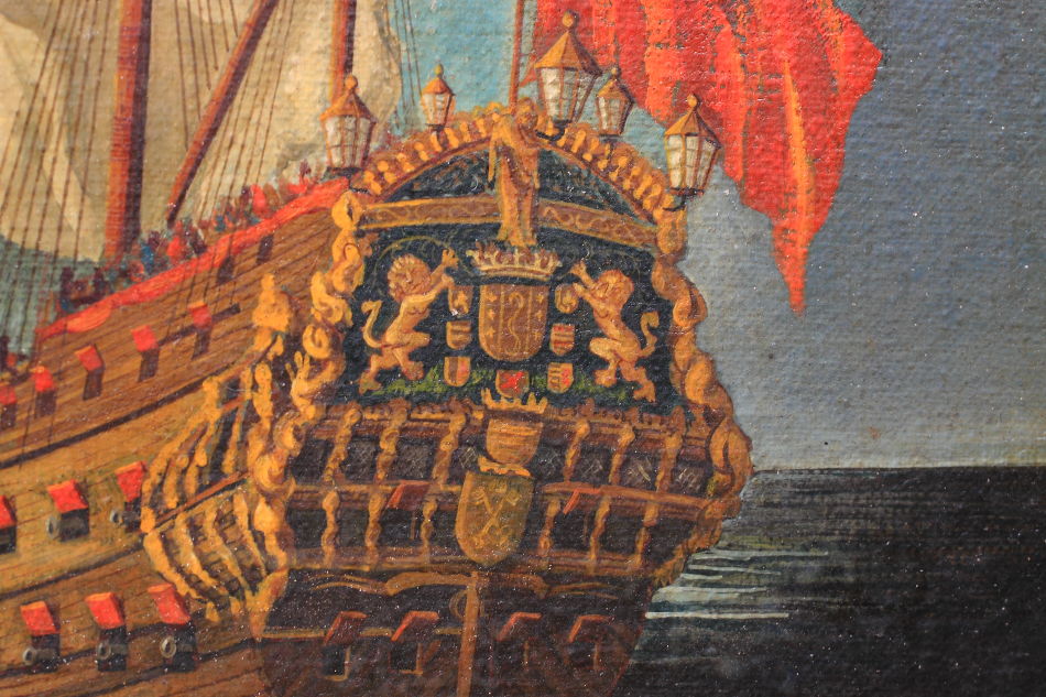 The French Fleet / Oil Painting