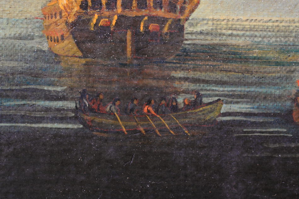 The French Fleet / Oil Painting