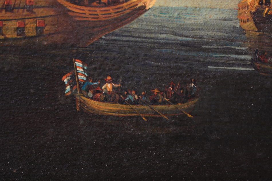 The French Fleet / Oil Painting