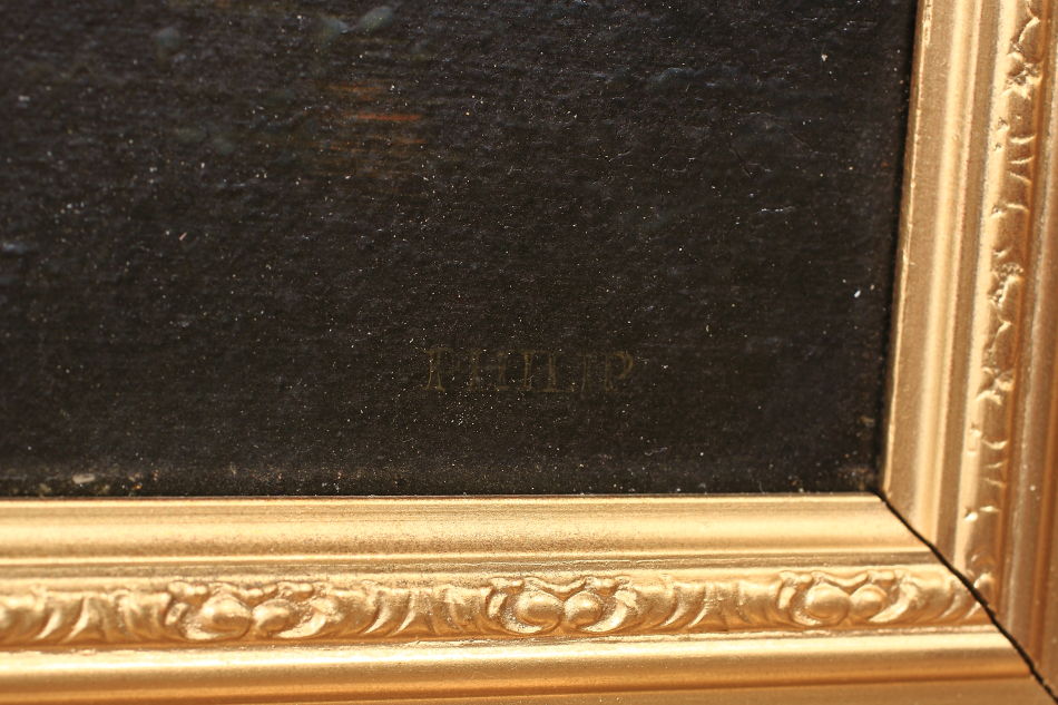 The French Fleet / Oil Painting