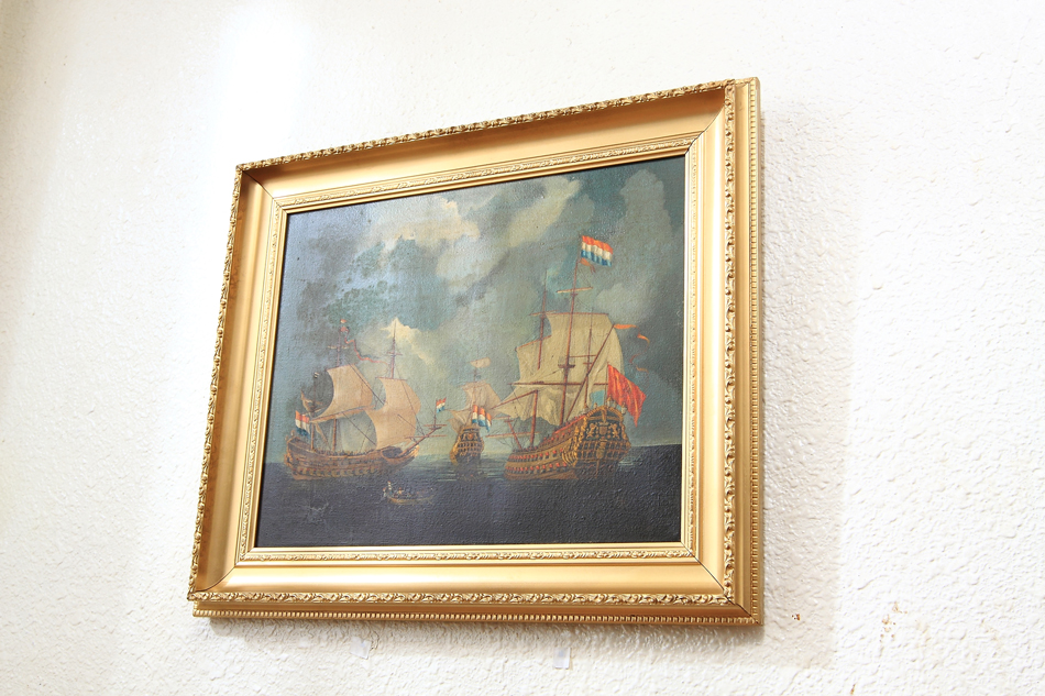 The French Fleet / Oil Painting