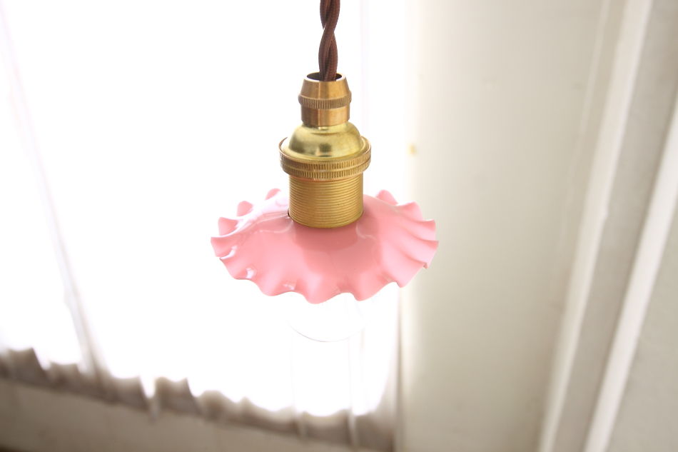 ピンクオパリンディッシュ ペンダントランプ