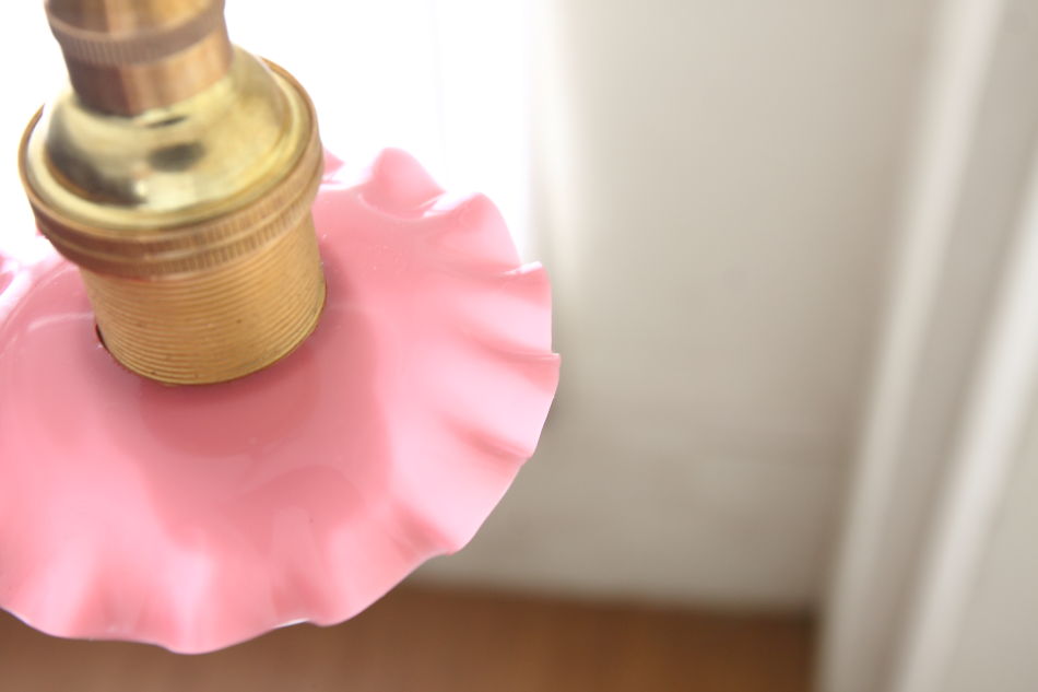 ピンクオパリンディッシュ ペンダントランプ
