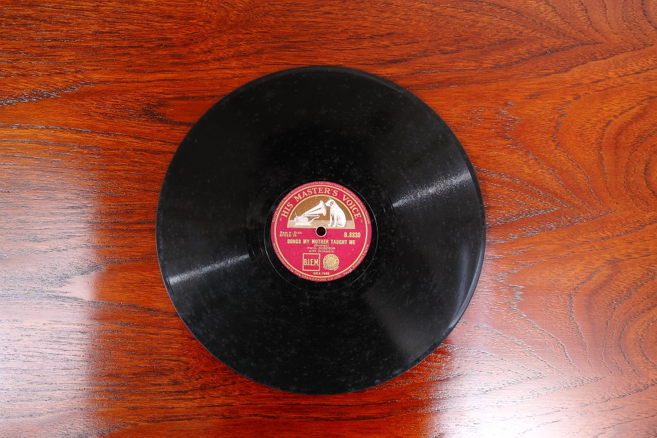 SPレコード盤  10インチ25cm ～PAUL ROBESON with Orchestra～