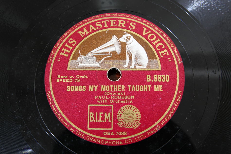 SPレコード盤  10インチ25cm ～PAUL ROBESON with Orchestra～