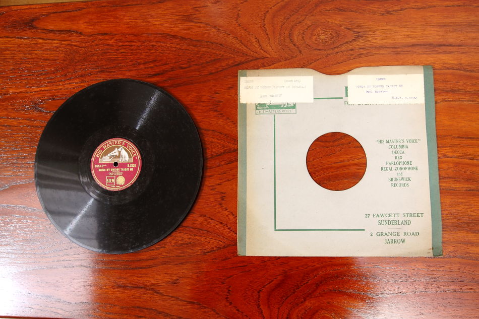 SPレコード盤  10インチ25cm ～PAUL ROBESON with Orchestra～