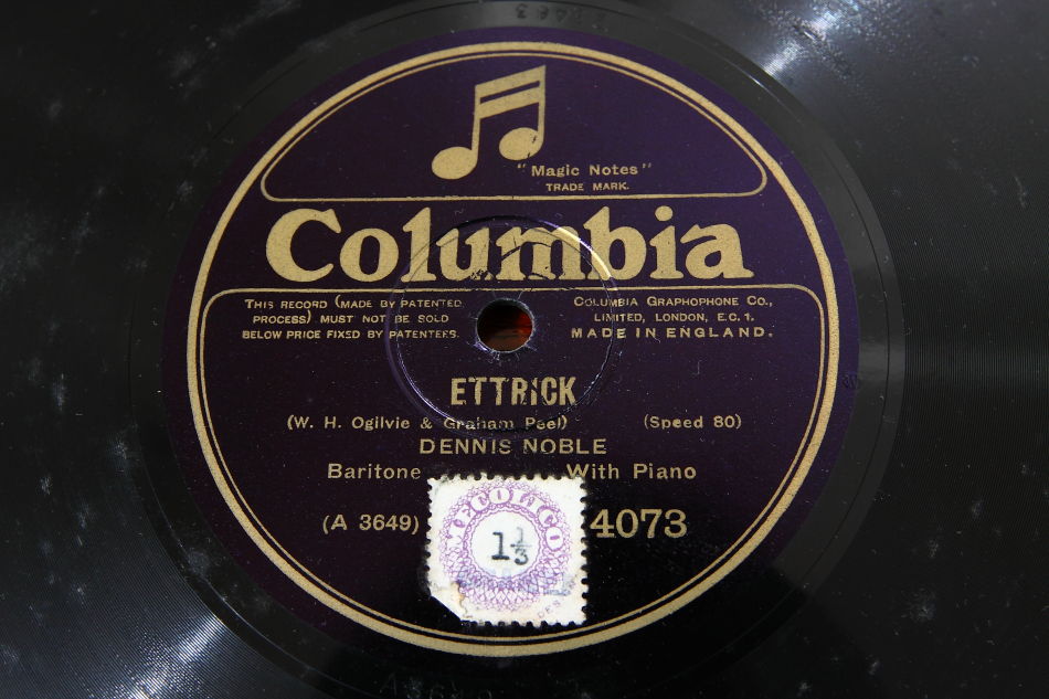 SPレコード盤 10インチ25cm ～DENNIS NOBLE with Piano～