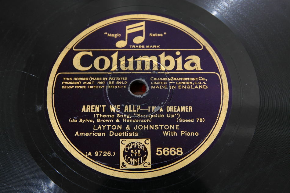 SPレコード盤 10インチ25cm ～LAYTON & JOHNSTONE with Pian～