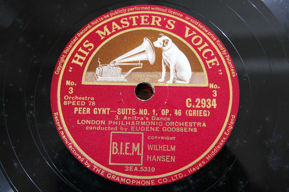 SPレコード盤12インチ30cm ～LONDON PHILHARMONIC ORCESTRA～3.4