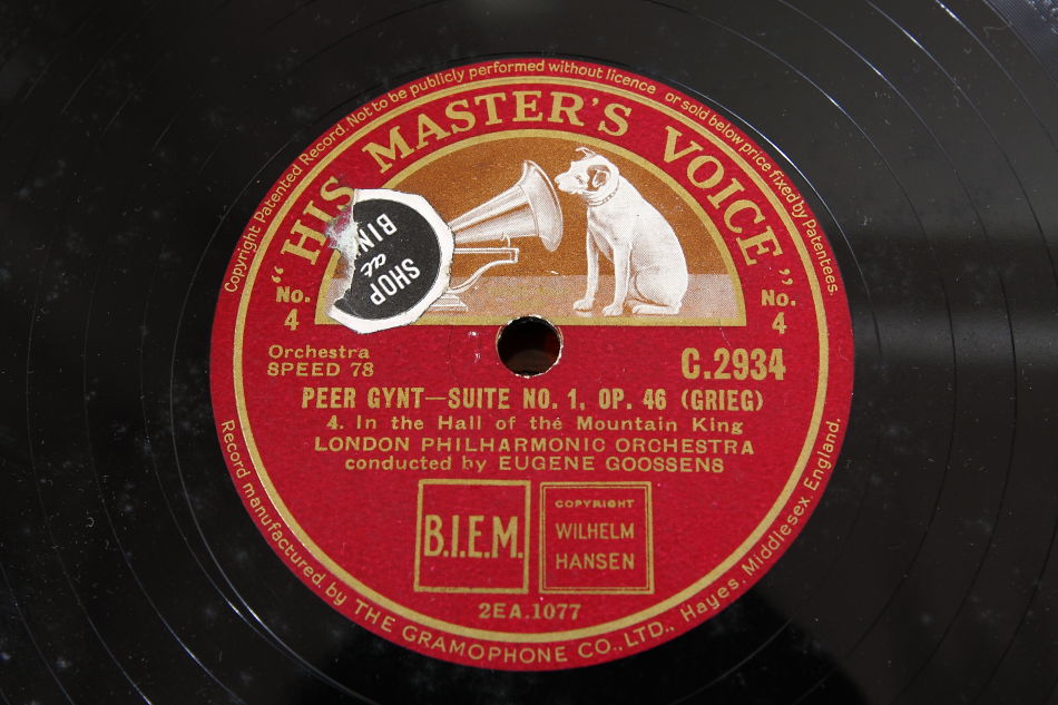 SPレコード盤12インチ30cm ～LONDON PHILHARMONIC ORCESTRA～3.4