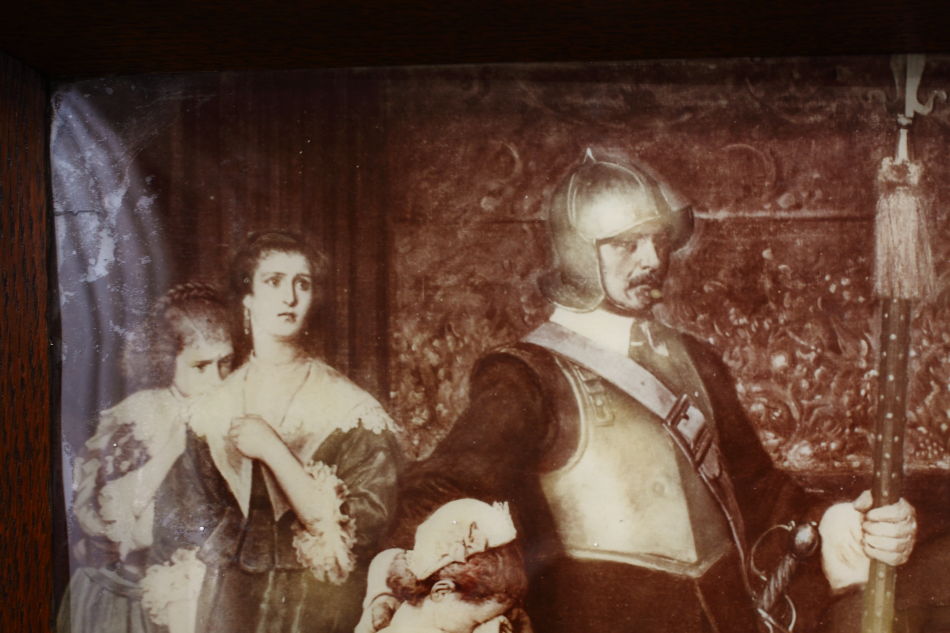 18th C. scene at a Judgement / Crystolian Painting