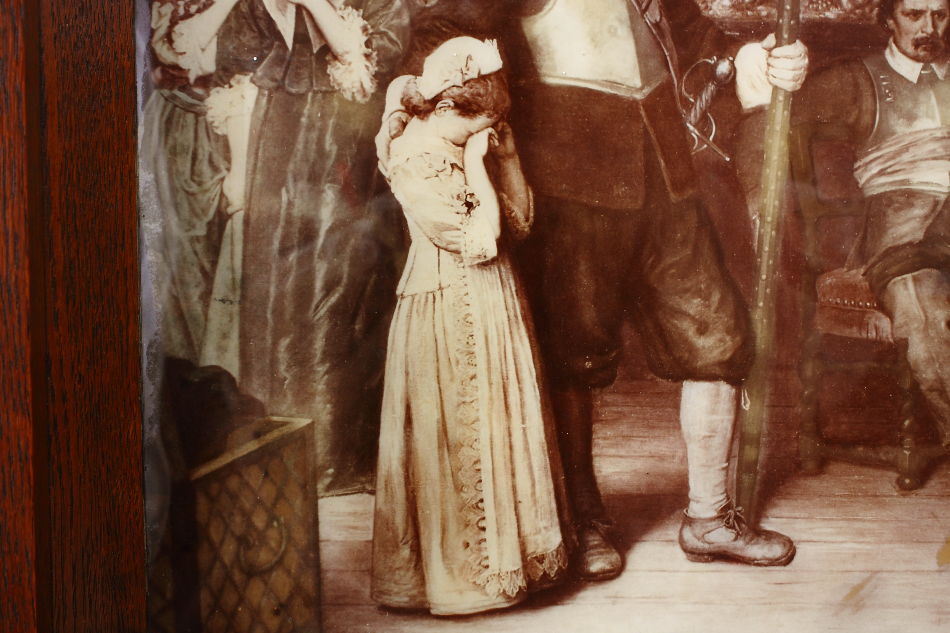 18th C. scene at a Judgement / Crystolian Painting