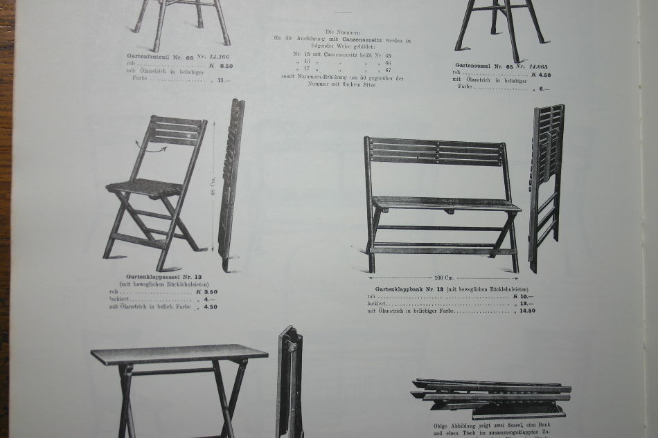 トーネットTHONET フォールディングベントウッドチェア