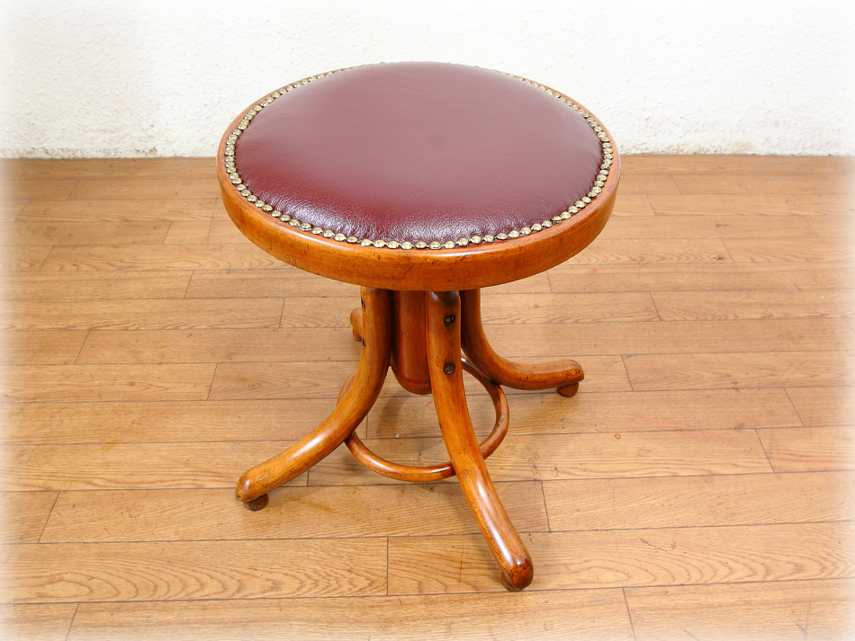 トーネットTHONET No5001ベントウッド レザースツール