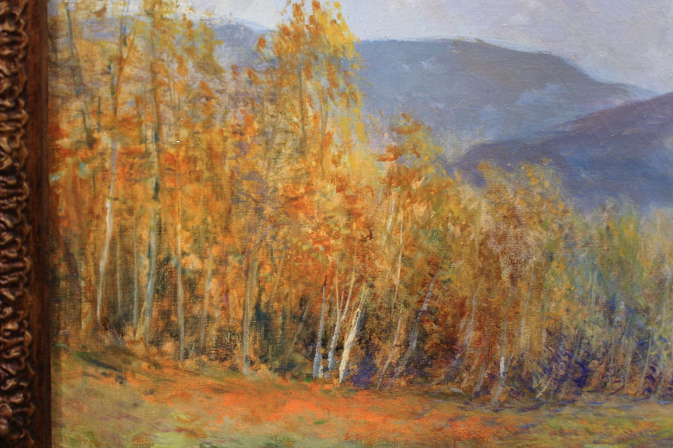 A Trout Pool on the River Teifi / Oil Pinting