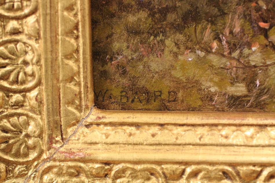 Hyeres, la ville et chateau / Oli Painting
