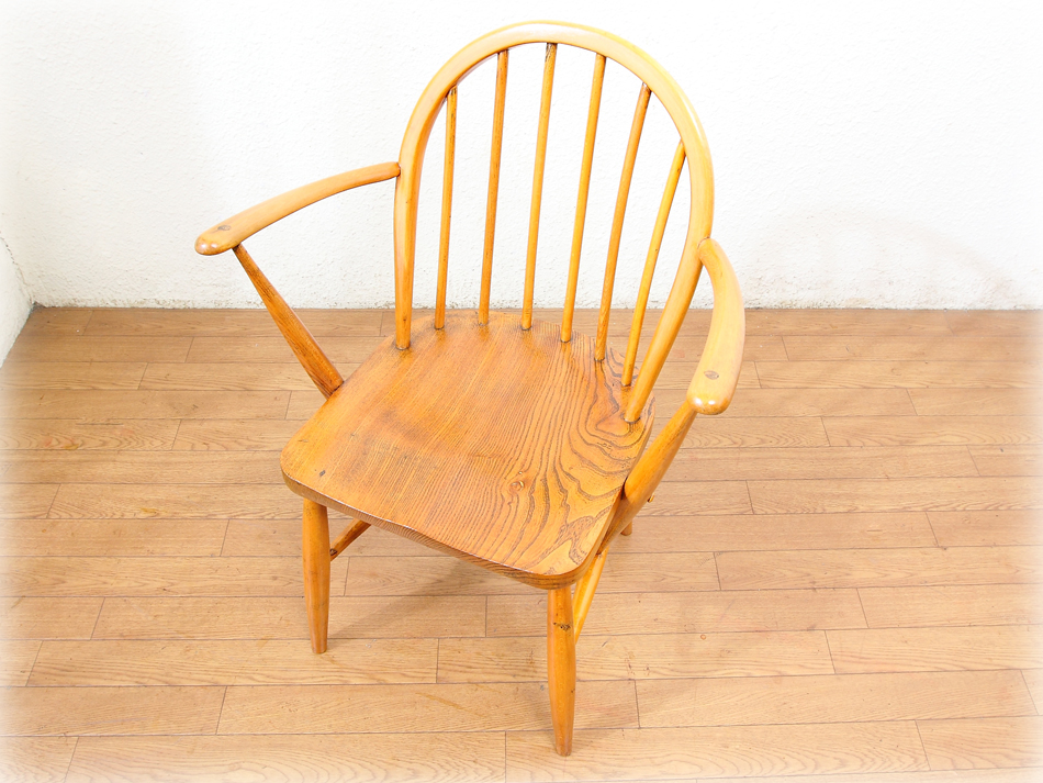 【純正格安】アーコール　ERCOL フープバックアームチェア② ダイニングチェア