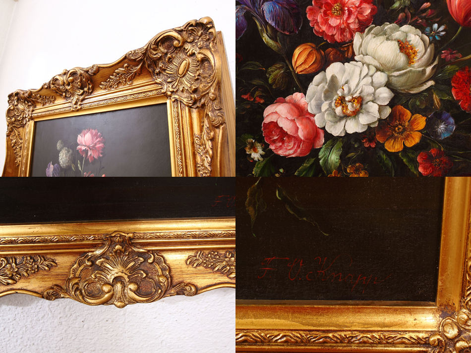 Still Life of Flowers / Oil Pinting