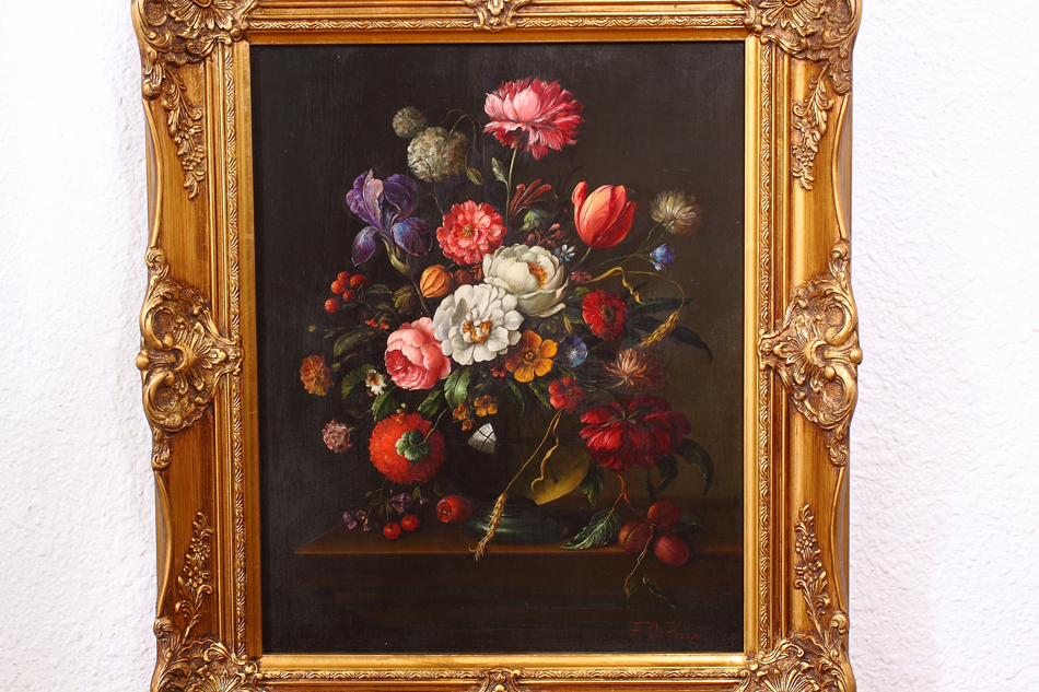 Still Life of Flowers / Oil Pinting