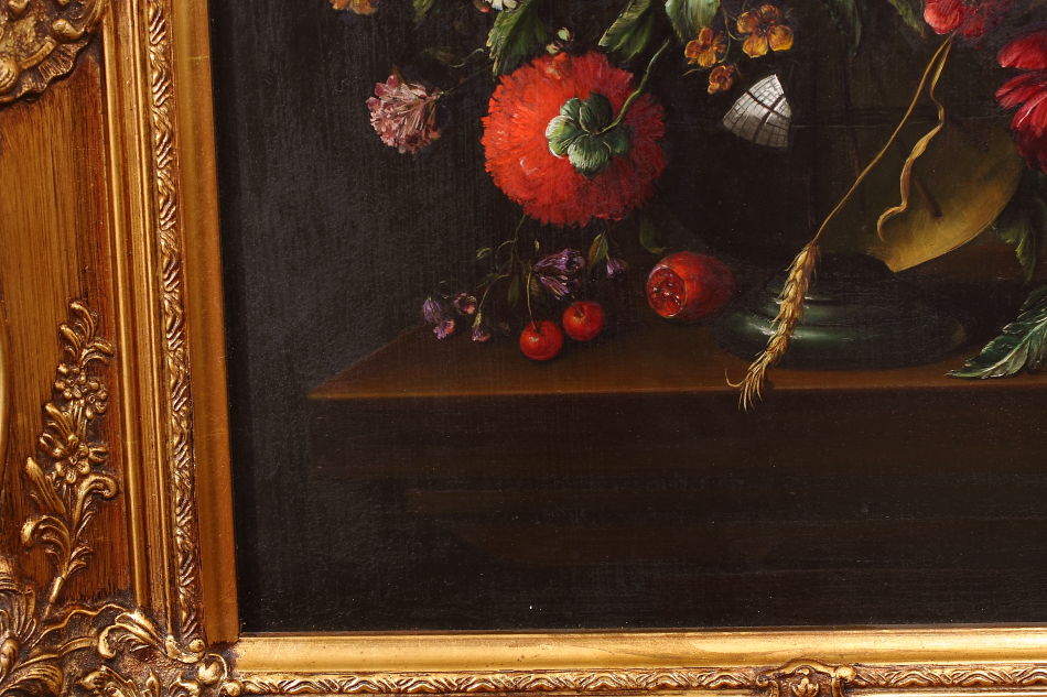 Still Life of Flowers / Oil Pinting