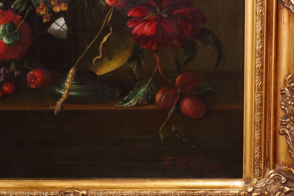 Still Life of Flowers / Oil Pinting