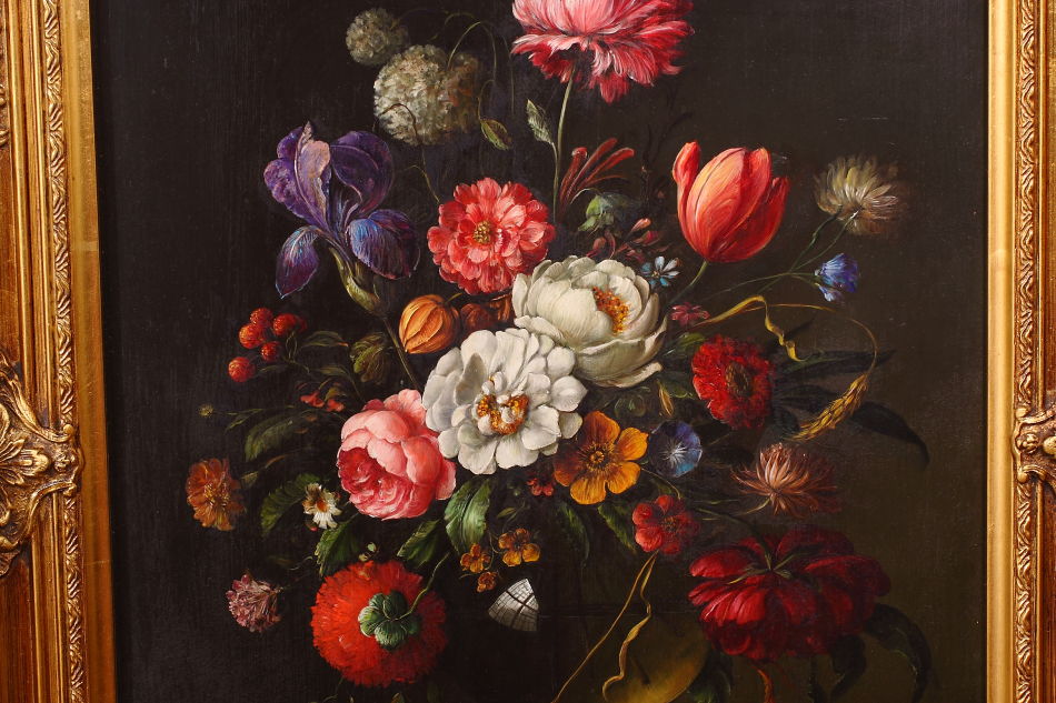 Still Life of Flowers / Oil Pinting